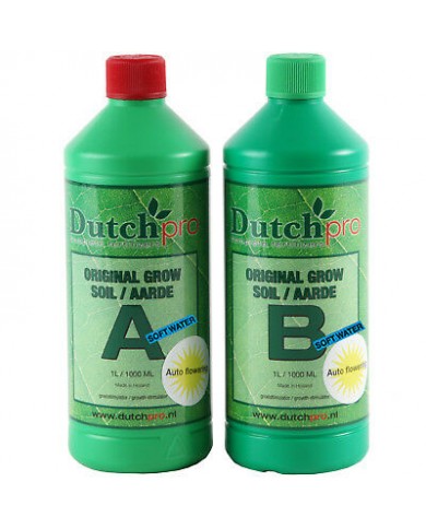 Dutch Pro - Grow Soil A+B Auto Flower Soft Water