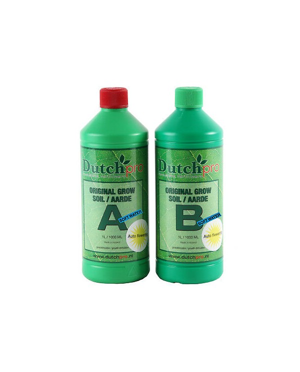 Dutch Pro - Grow Soil A+B Auto Flower Soft Water