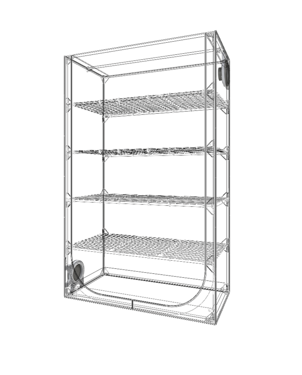 Secret Jardin DP120 1.2 x 0.6 x 1.9m