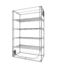 Secret Jardin DP120 1.2 x 0.6 x 1.9m