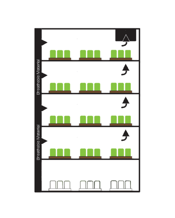 Secret Jardin DP120 1.2 x 0.6 x 1.9m