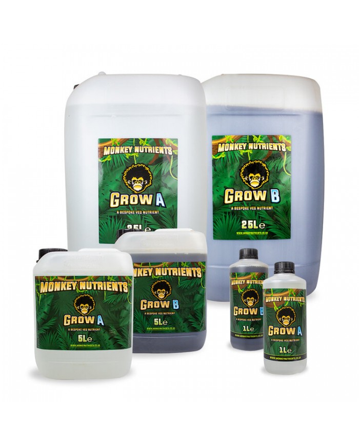Monkey Nutrients - Grow A+B Monkey Nutrients - Grow A+B