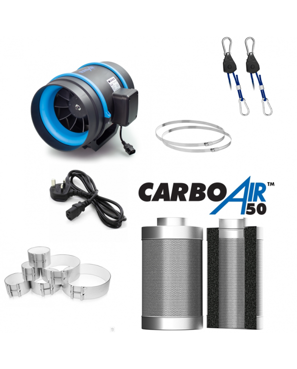 CarboAir 50 - RadAir- 6" Ventilation Kit