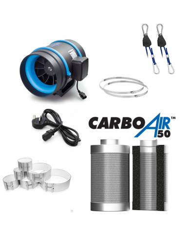 CarboAir 50 - RadAir - 8" Ventilation Kit