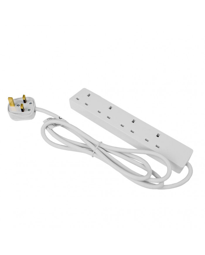 4 Gang 2 Metre Extension Lead