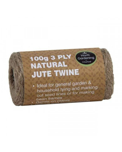 Garland - 3 Ply Natural Jute Twine 100g