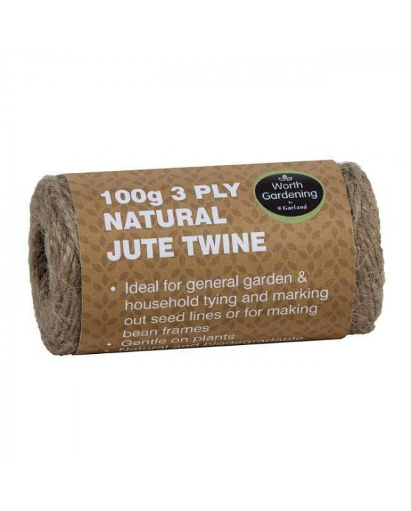 Garland - 3 Ply Natural Jute Twine 100g