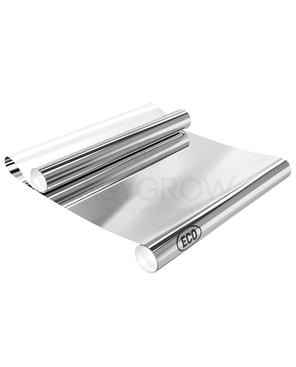 ECO Silver/White Sheeting - 2m x 100m - 75mic