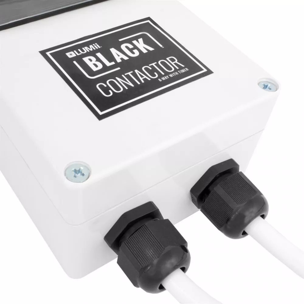 LUMii Black 8 Way Contactor