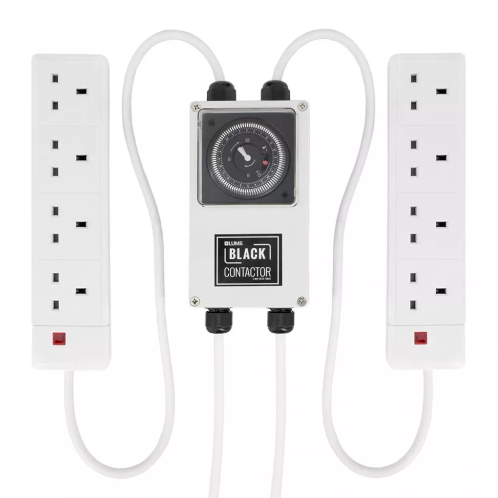 LUMii Black 8 Way Contactor