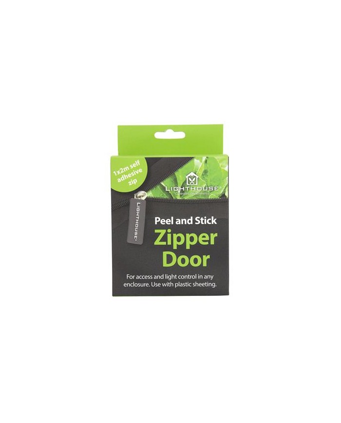 Peel and Stick Zipper Door For Grow Tents Self Adhesive Zip LightHouse 