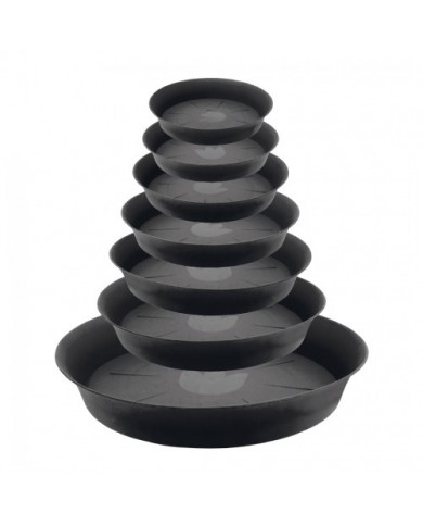Round Saucers - Black