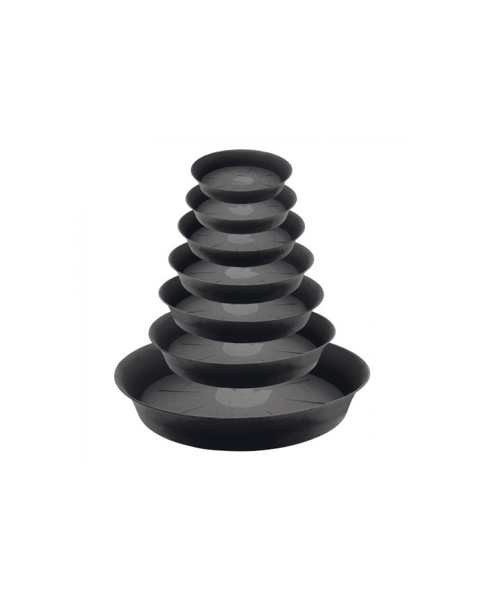 Round Saucers - Black