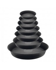 Round Saucers - Black