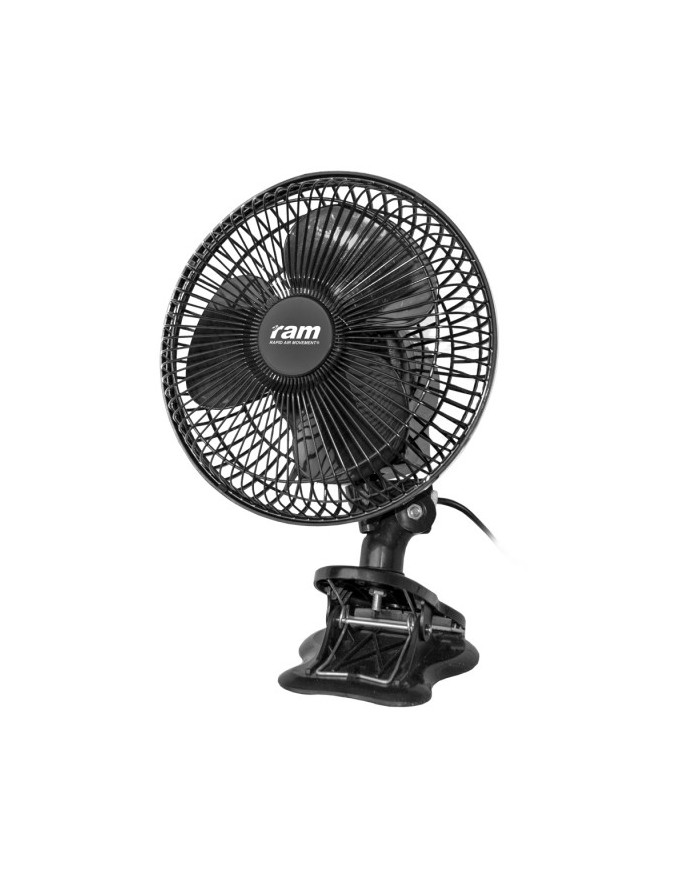 RAM 7" Oscillating Clip On Fan
