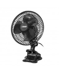 RAM 7" Oscillating Clip On Fan