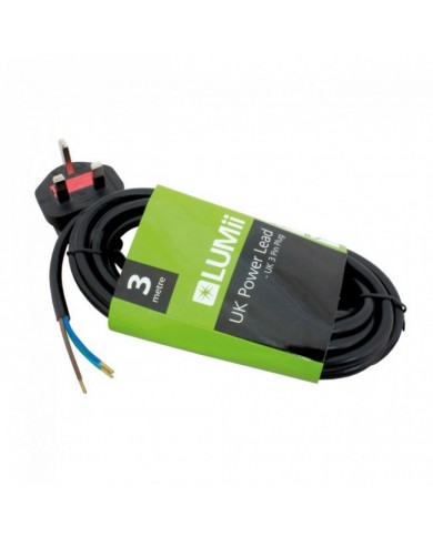 LUMii UK Power Lead - 3m